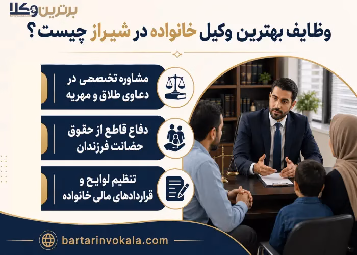 نکات مهم برای انتخاب بهترین وکیل خانواده در شیراز
