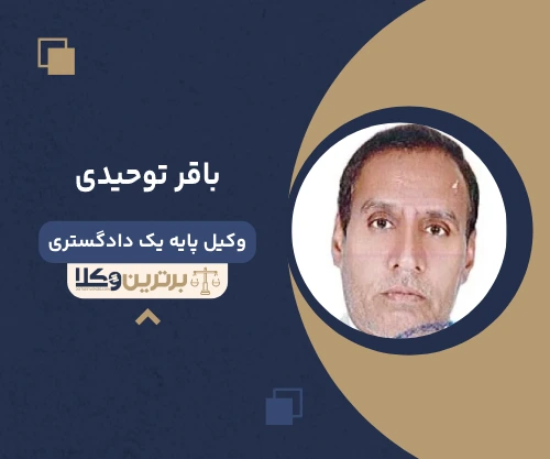 باقر توحیدی وکیل خانواده در بندرعباس