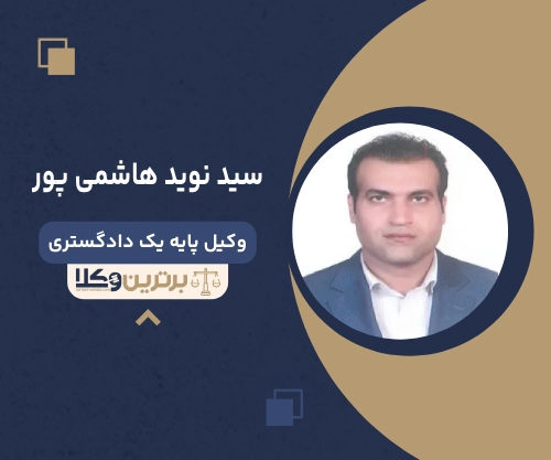 سید نوید هاشمی پور بهترین وکیل کیفری در بندرعباس