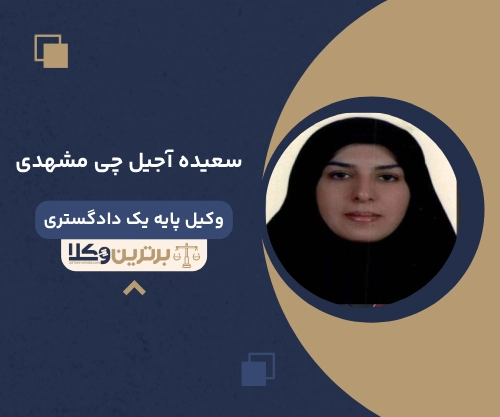 سعیده آجیل چی مشهدی
وکیل مهریه در مشهد