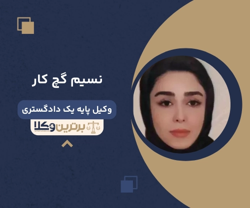 نسیم گچ کار وکیل طلاق در ایران